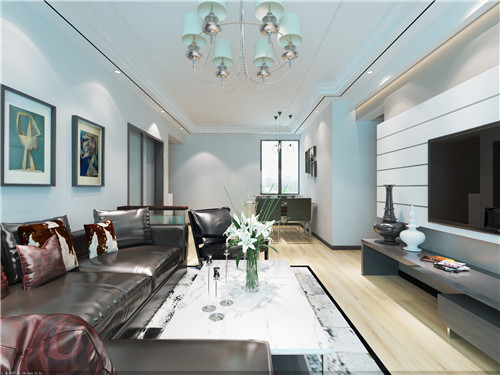 遵義裝修公司排名榜：喜百年裝飾89平現(xiàn)代裝修風(fēng)格裝修效果圖