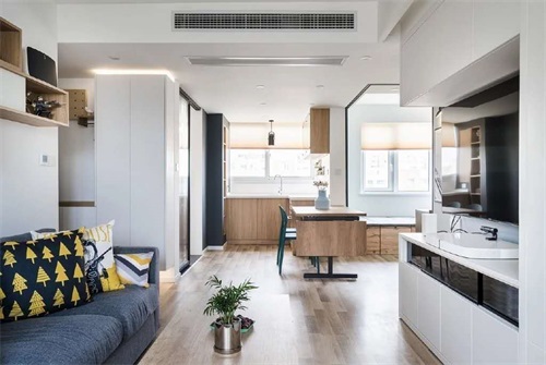 遵義裝修公司：70㎡北歐風(fēng)系列，實(shí)用性與精致風(fēng)并存