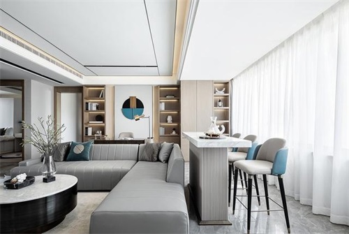 遵義裝修公司：130㎡現(xiàn)代輕奢風(fēng)，小戶型也能裝出豪華范兒