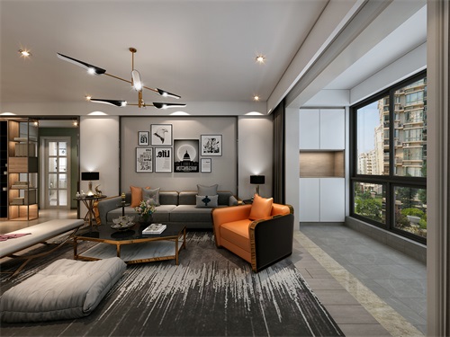 遵義裝修公司：97㎡現(xiàn)代風格裝修案例