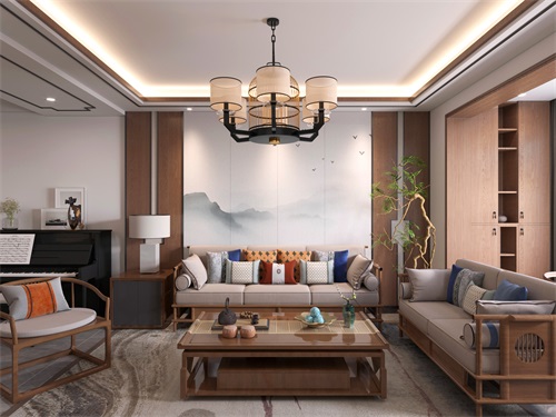 遵義裝修公司：98㎡中式風，傳統(tǒng)魅力的彰顯