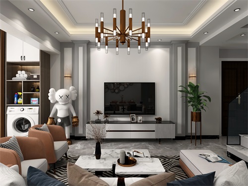 遵義裝修公司：95㎡現(xiàn)代風格裝修效果圖