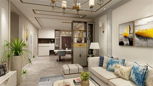 遵義裝修公司：85㎡現(xiàn)代輕奢風格裝修案例