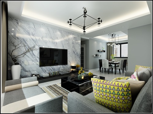 遵義裝修公司：104㎡后現(xiàn)代風格裝修案例