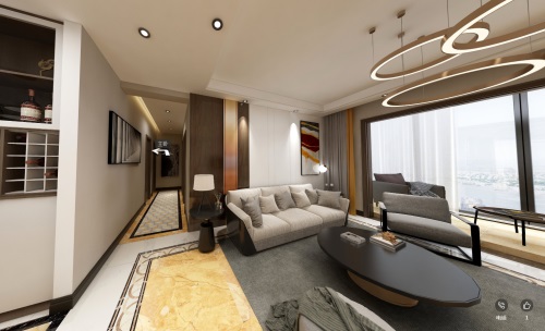 遵義裝修公司：135平米現(xiàn)代風(fēng)格裝修案例