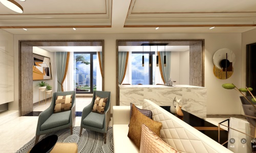 遵義裝修公司：135㎡現(xiàn)代輕奢風(fēng)格裝修案例