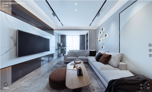 遵義裝修公司：84㎡現(xiàn)代風(fēng)格裝修案例