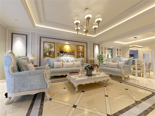 遵義裝修公司：121平米簡(jiǎn)歐風(fēng)格裝修案例