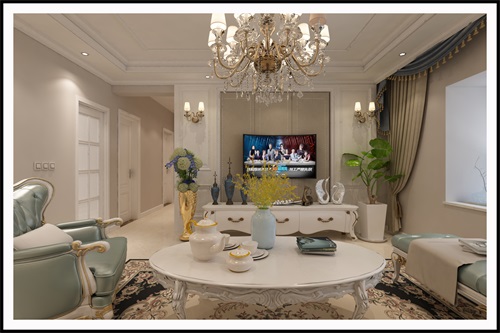 遵義裝修公司：130㎡歐式風(fēng)格裝修案例