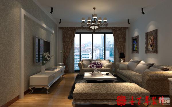 簡歐風(fēng)格-四居-保利未來城 126m2 歐式