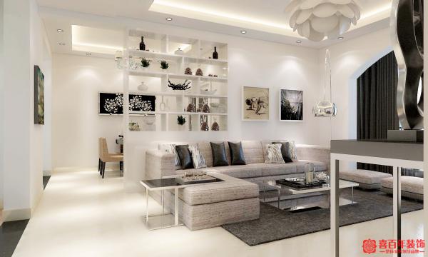 新熙園三居室現(xiàn)代風格 111m2 現(xiàn)代