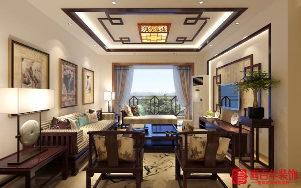 貴陽喜百年裝修設計古典中式效果圖