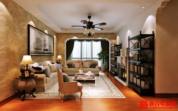 仁懷.惠邦國際  美式風格 123m2 美式鄉(xiāng)村