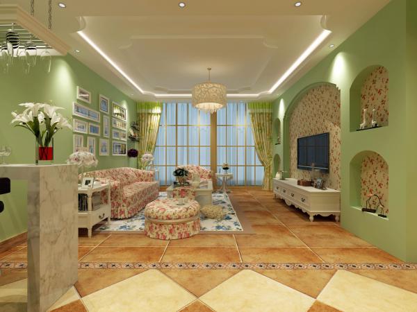 書香華庭   田園風格 87m2 田園