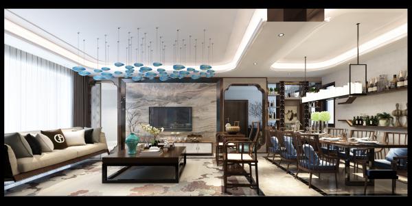 中建幸福城    新中式風格 104m2 中式