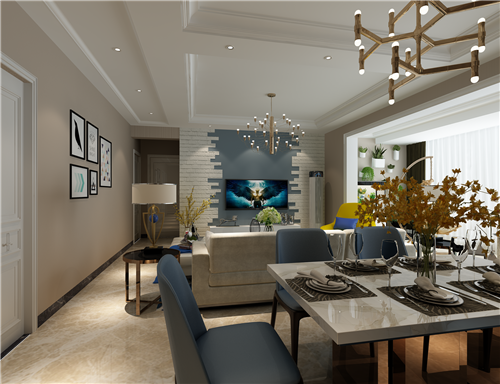 保利未來城市----100平現(xiàn)代與工業(yè)風的混搭