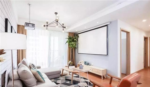 遵義裝修公司：文藝舒適，三室兩廳，暖色調(diào)配木色，這是最好的生活方式。